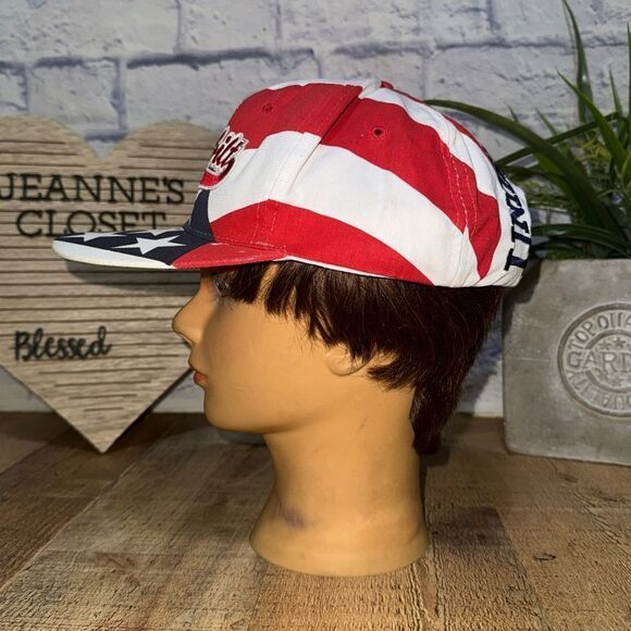 Peterbilt United States Flag Hat 1994 Global Flag Adjustable Snap Back Cap - Picture 4 of 10